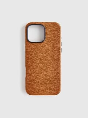 Quince Leather MagSafe Case IPhone 16 ProMax in Cognac - NEW
